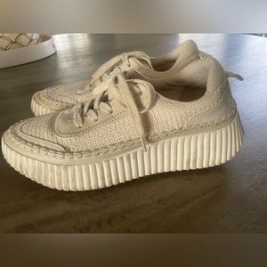 Dolce Vita Dolan Sneakers. Size 9. Color Sandstone Knit. Retails for $150